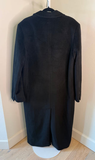 Bazilika 2013-2020s Black Cashmere Blend Long Coat - Fits 8/10