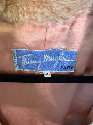 Theirry Mugler F/W 1982-1983 Rare Runway Long Faux Fur Coat - FR 38